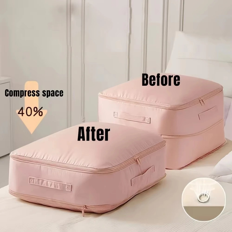 Space Blanket Heavy - Heavy-Duty Self-Compressing Storage Bag for Clothes
