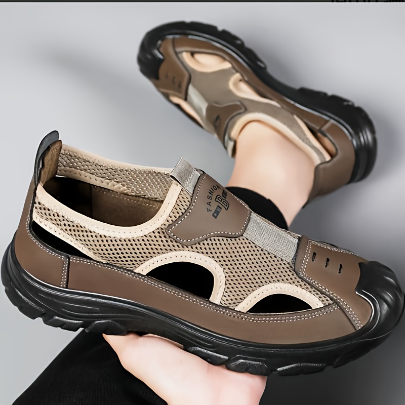 Men Closed Toe Hiking Sandals  - Outdoor Adventure Shoes 评论和价格