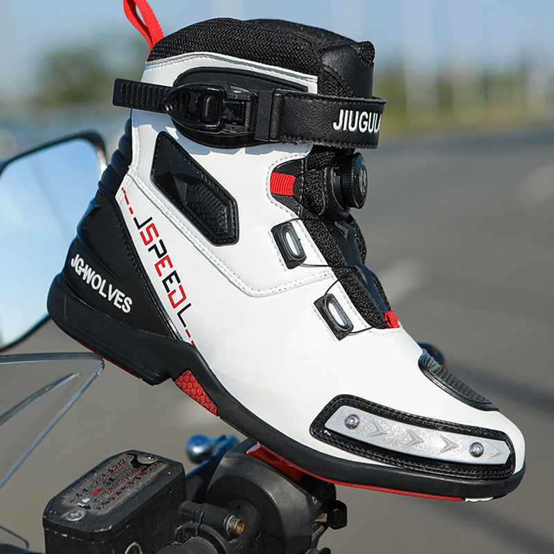 New Motorcycle Boots Men Women - Outdoor Adventure Shoes 评论和价格
