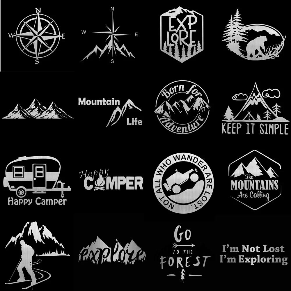 Car Stickers Adventure Outdoor - Outdoor Adventure Series 评论和价格